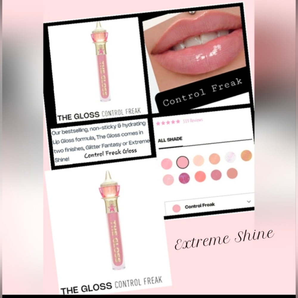 Jeffrey Star Control Freak Gloss in Extreme Shine Hydrating Lip Plumper NIB - Picture 7 of 12